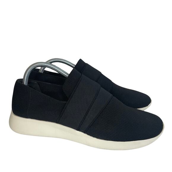 Vince Aston Slip On Sneakers Shoes Round Toe Stretch Comfy Women's Size 10 Black - Picture 1 of 11